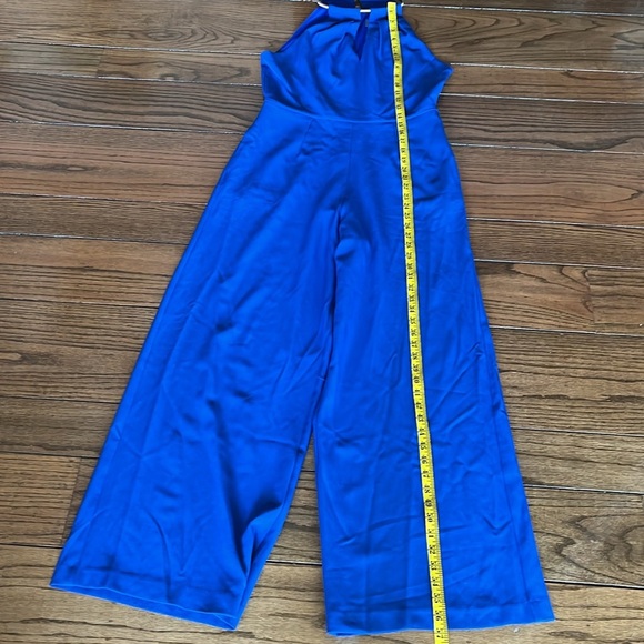 Donna Ricco New York Blue Jumpsuit wide leg  Size 6 - Picture 10 of 12